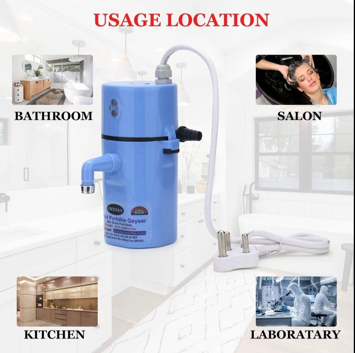 Instant Electric Water Geyser